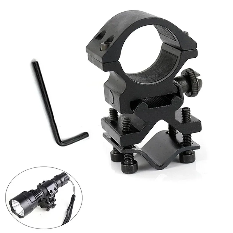 AliExpress Universal Metal Rail Clip Rail Mount Tactical For Bike Hunting FlashLight Clip