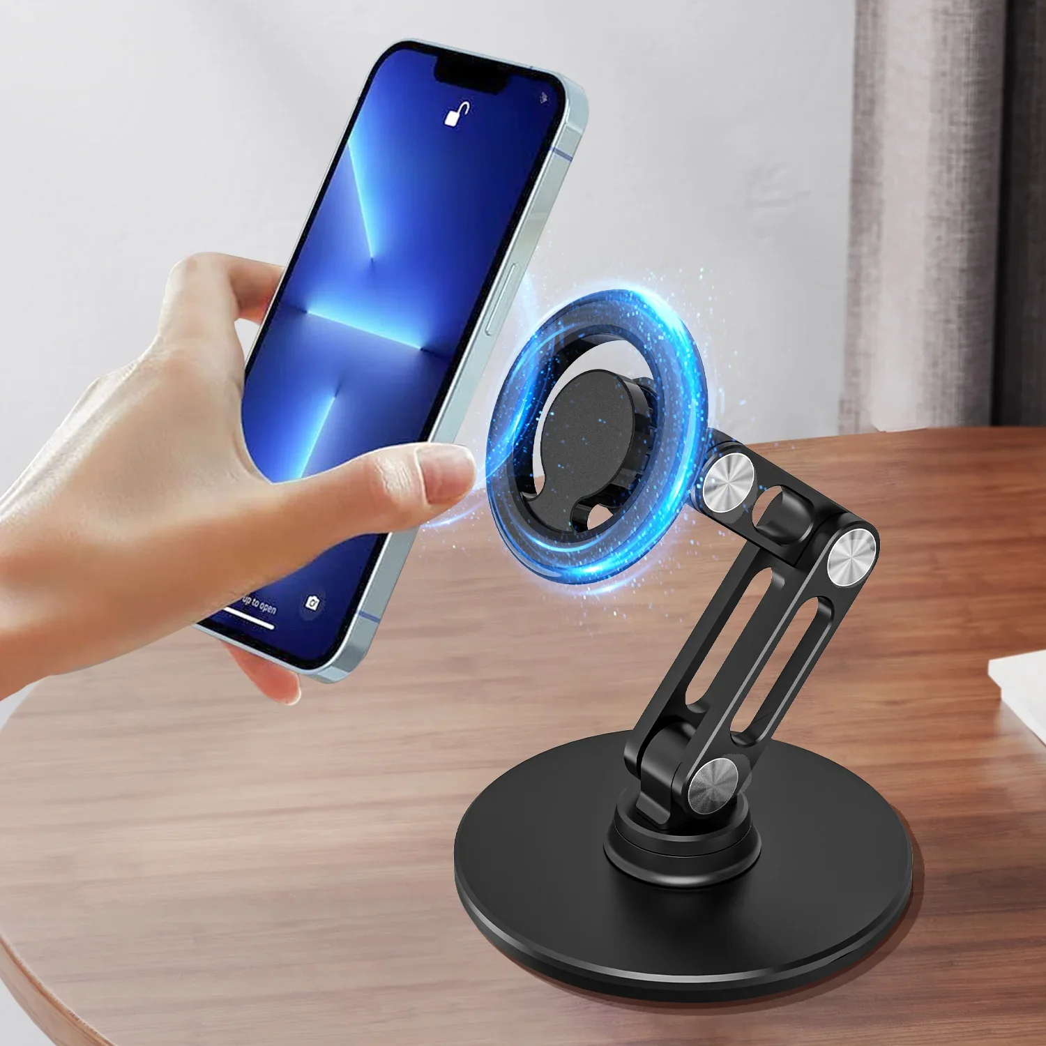 Magnetyczny uchwyt na telefon do Xiaomi Apple iPhone 12 13 14 Pro Max Samsung Telefon komórkowy Akcesoria do telefonu komórkowego — zdjęcie produktu 7