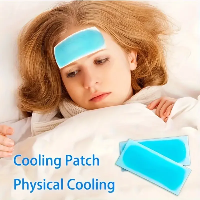 20/10PCS Cooling Patches Essential Product for Relieving Fever Discomfort Baby Children Adult Heat Dissipation Cooling Stickers