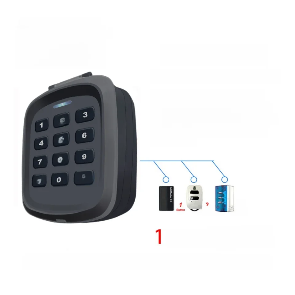 Tastatur fernbedienung für Mehrfrequenz-Garagentor 280-868MHz Rolling Code Remote Duplica tor