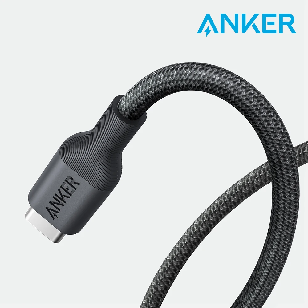 Anker FSC Certified Eco-friendly Nylon USB C to C140W fast charging cable 90cm/180cm black