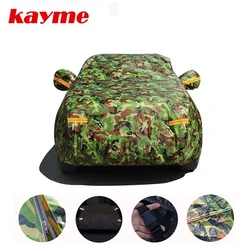 Kayme Waterdichte Camouflage Autohoezen Outdoor Zon Bescherming Cover Voor Auto Reflector Stof Regen Sneeuw Beschermende