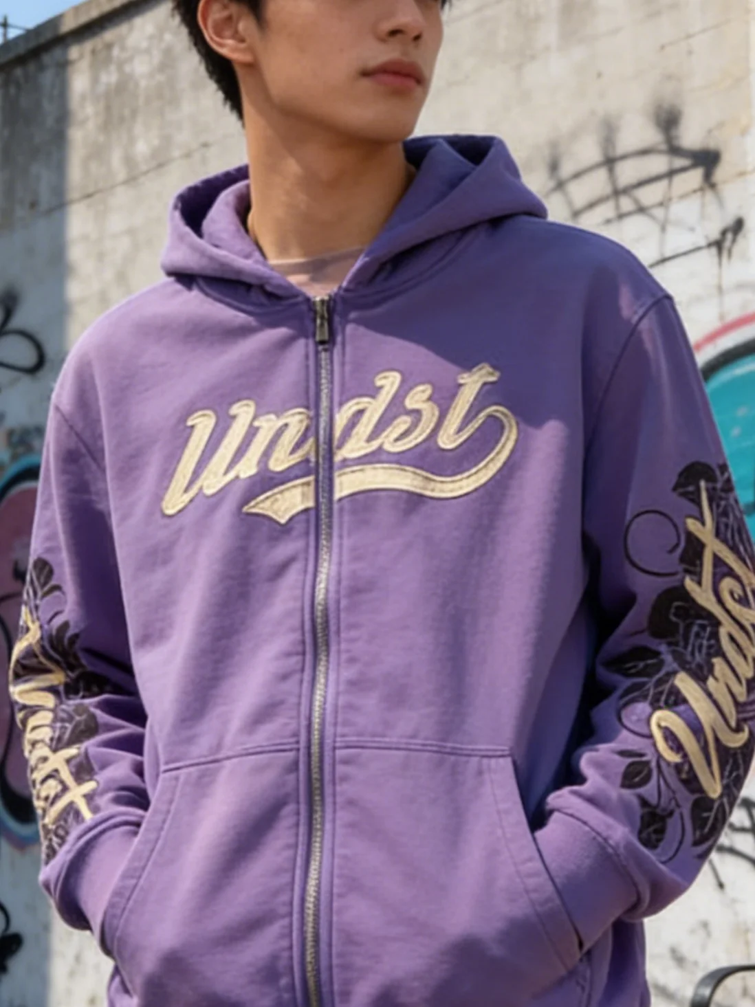 

Свитер в винтажном стиле, в стиле Харадзюку, с вышивкой розы Wind City, толстовка на молнии, зимний топ с цифровым принтом