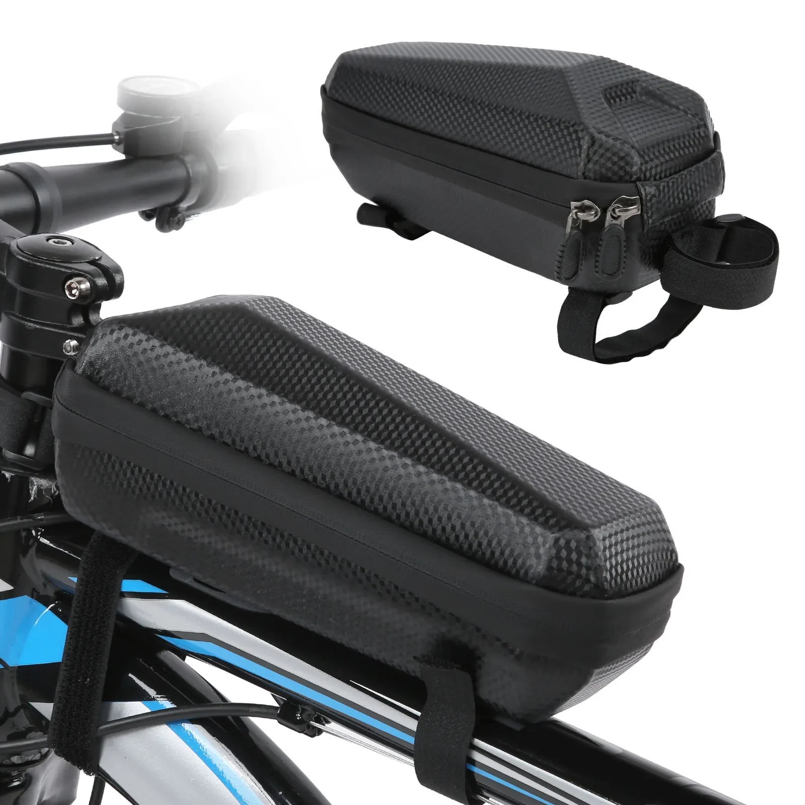 AliExpress Bicycle Front Frame Bag Waterproof Hard Shell Bike Top Tube Phone Bag Pouch For Cycling