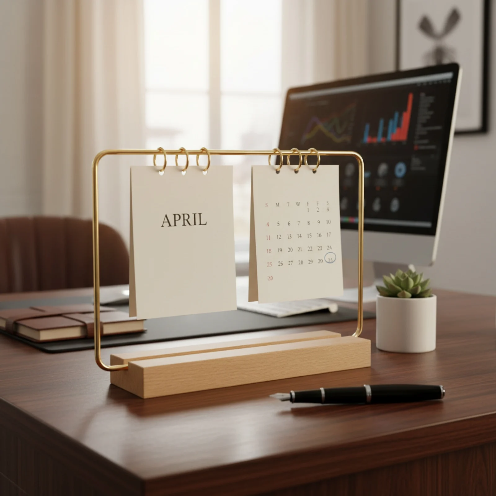 Support de calendrier en bois stable, base en carton lisse pour les amateurs de bricolage, les artisans et les bureaux
