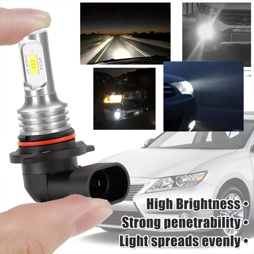 2Pcs CSP 3570 Led Fog Lamps For Kia Carnival 2015-2021 2016 2017 2018 2019 2020 Front Fog Light Bulbs 12V 6000K Car Accessories