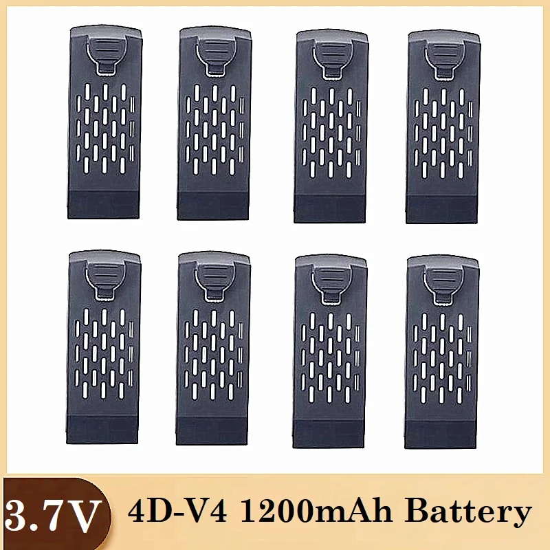

Upgrade 3.7V 1200mAh Lipo Battery For 4DRC V4 4D-V4 Aerial Photography Drone RC UAV Quadcopter Helicopter 3.7V Battery