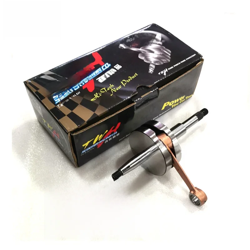 TWH w pełni zamknięty korbowy wysokiej jakości wał korbowy do HONDA DIO AF17 AF18 AF27 AF28 SP SR DIO50 43.2MM + 1.8 44MM + 2.6 — zdjęcie 2