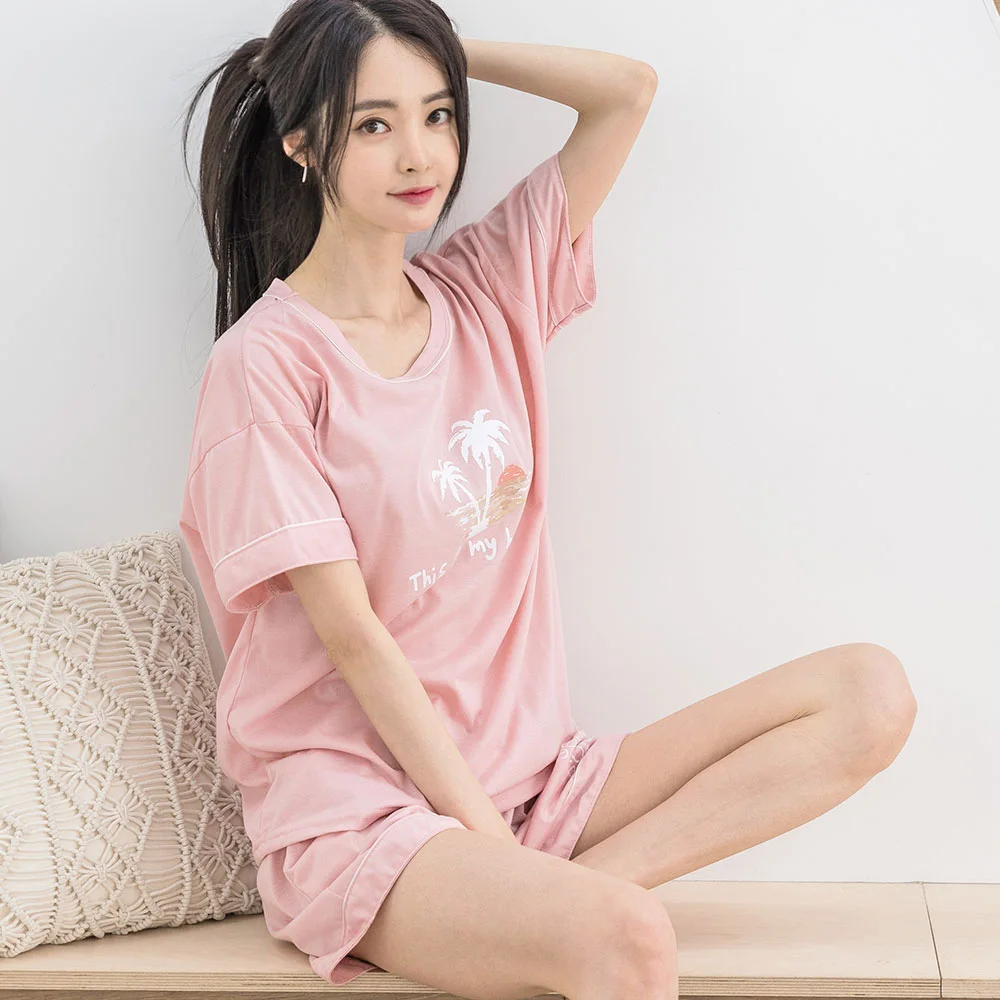 AONE Women's Homewear Short Sleeve / Pajamas / Pajama Set / Women's Pajamas / Pajama / Homewear