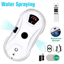 Robot de Limpieza de Ventanas con Pulverización Automática de Agua, 5600pa de Succión Potente, Navegación