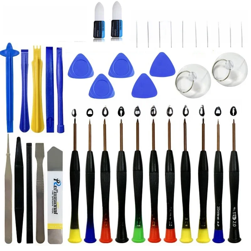40 in 1 Mobile Phone Repair Tools Spudger Pry Opening Tool Screwdriver Set for iPhone X XR XSMAX 8 7 6S 11 12 13 14 Hand Tools