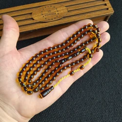 New Bakelite Amber Rosary Golden Rod Material Tasbih Muslim Prayer 99 Beads Misbaha Sıkma Kehribar Tesbih كهرمان 99 حبة مسبحة