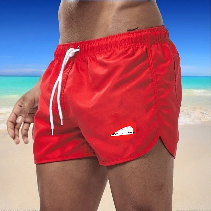 New Mens Swimwear Maillot De Bain Boy Swim Suits Boxer Fast Drying Shorts Swim Trunks Men Swimsuit Surf Banadores