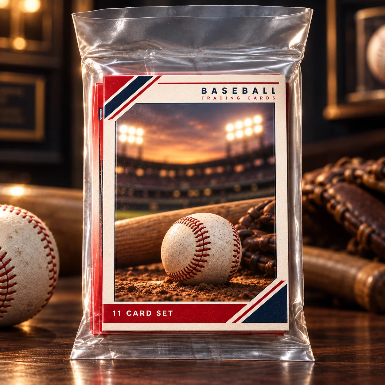 1990 Baseball Trading Card Set, 11 Cards, Classic Sports Collectible Cards for Baseball Fans, Vintage Style Card Collection & Gift