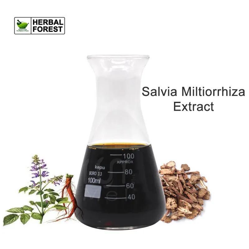 

Pure Natural Salvia Miltiorrhiza Extract Liquid Remove Acne Improve Skin DIY Cream Facial Mask Toner