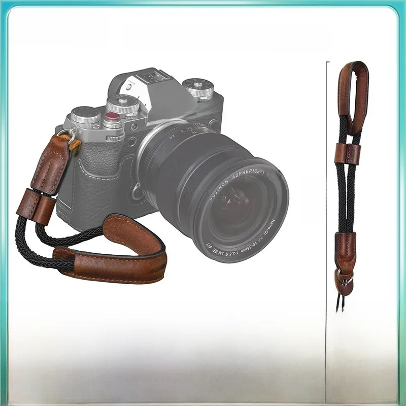 SmallRig uniwersalny pasek na rękę aparatu, Vintage skórzany pasek na rękę dla Canon, dla Nikon, dla Sony, regulowany pasek bezpieczeństwa 3926 — zdjęcie produktu 7