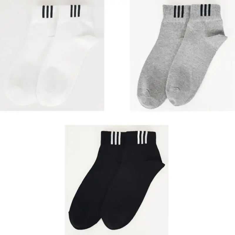 ● [Korean production] ankle three-line point casual socks mid-neck socks single-neck socks for four-season socks summer socks daily socks overshoes