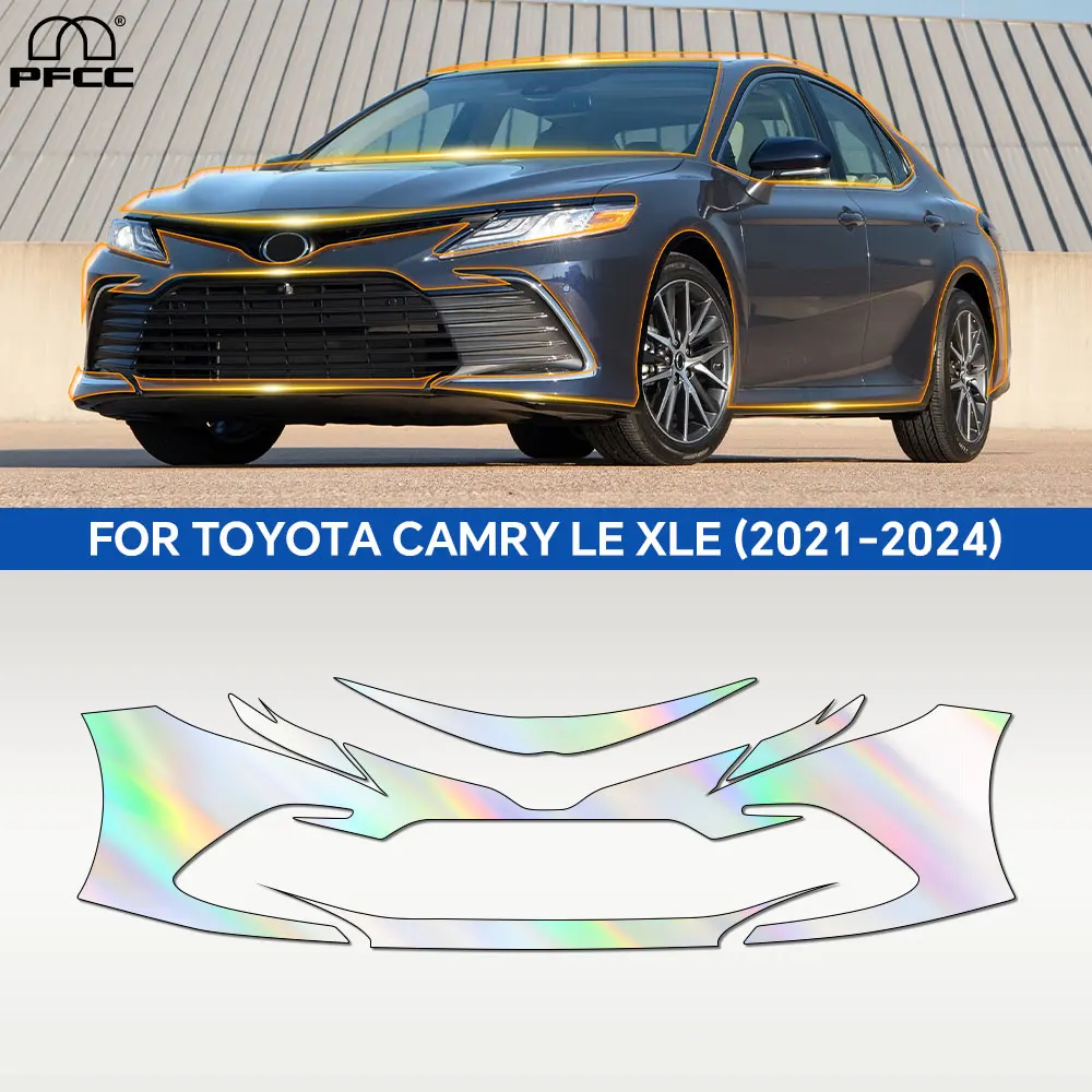 

For Toyota Camry LE XILE 2021-2024 TPU Car Paint Protection Film Body Sticker Precut Paint Protection Film Anti-Scratch 8.5mil