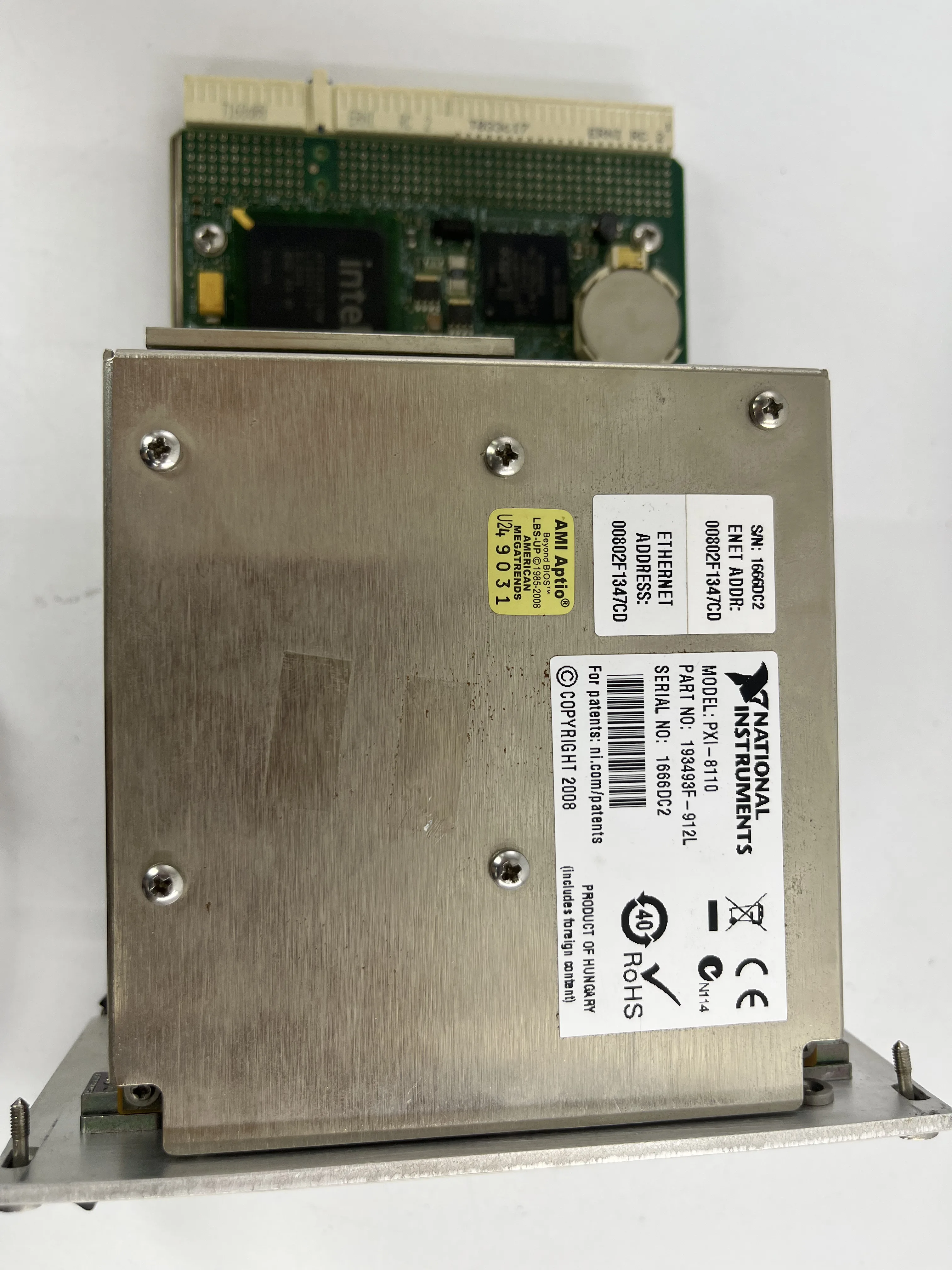 National Instruments NI PXI-8110 2.26 GHz Quad-Core PXI Embedded Controller