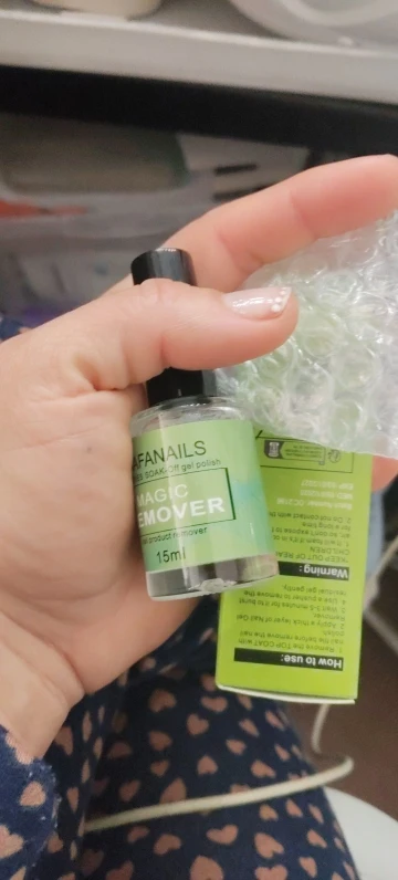 MAFANAILS 15ml Magic Remover Nail Gel Polish Remover UV Gel Polish Fast Remove Semi Permanent Varnish Polish Cancel Glue 15&ml photo review