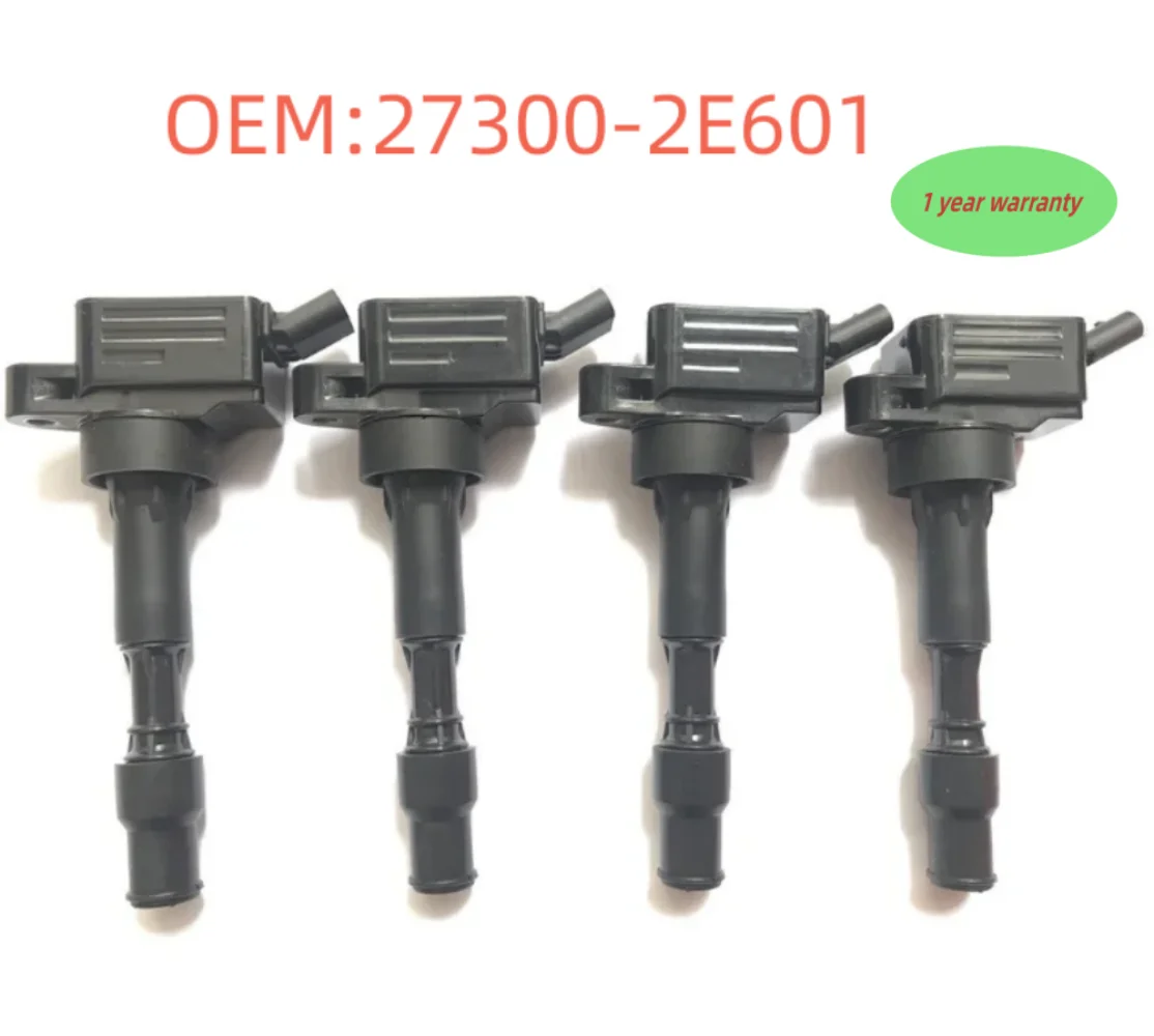 

4PCS Ignition Coil 27300-2E601 For Hyundai Elantra- Veloster- Kona-Forte Sonata-Hybrid 273002E601