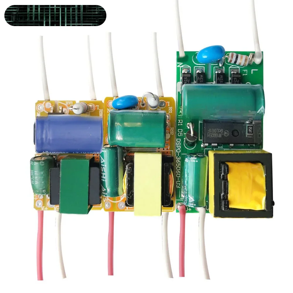 Sterownik LED 8W 18W 25W 36W 50W 300mA, transformator oświetleniowy stałoprądowy 60W 80W 600mA, zasilacz AC175-265V do żarówek LED DIY — zdjęcie 2