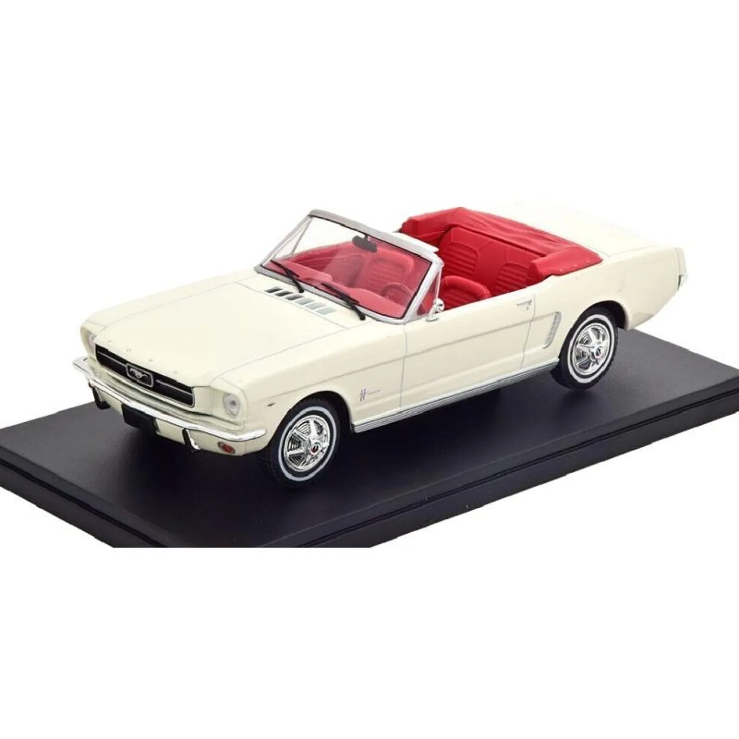 Salvat, voiture américaine classique Mustang convertible, miniature moulée sous pression, échelle 1:24, collection Salvat, collection de nos voitures bien-aimées sans Facículo, emballage blister, peut être froissé, base
