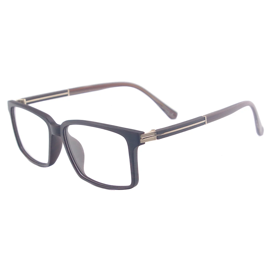 

Men Acetate Eyewear With Spring Hinge Full Rim Rectangular Glasses For Prescription Lens