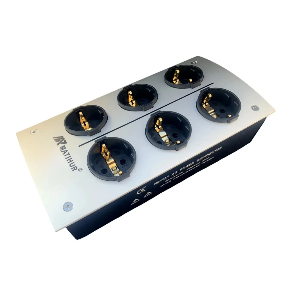 Hifi Matihur M-TR60 Ac Power Filter Socket Ruisonderdrukking Bescherming Bescherming Spanning Functie Audio Versterker Eu Stekker Board - afbeelding 2