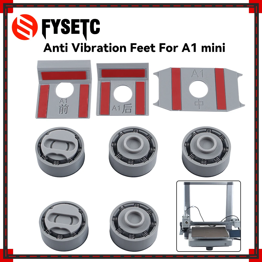 

Anti Vibration Feet For BambuLab A1 mini High-quality Bearings Feet Pads For 3D Printer Accessories