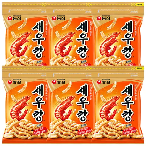 농심 새우깡 400g 6개 대용량 Best5