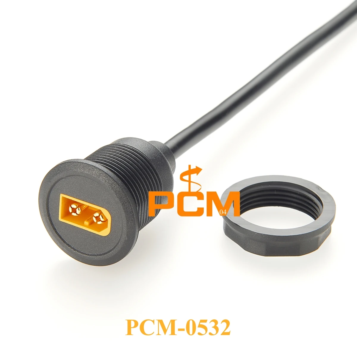 Round panel Mount XT60 Charge Cable,High Current Connector Xt60 flush Mount Connector,for RC Battery Panel Mount 60A