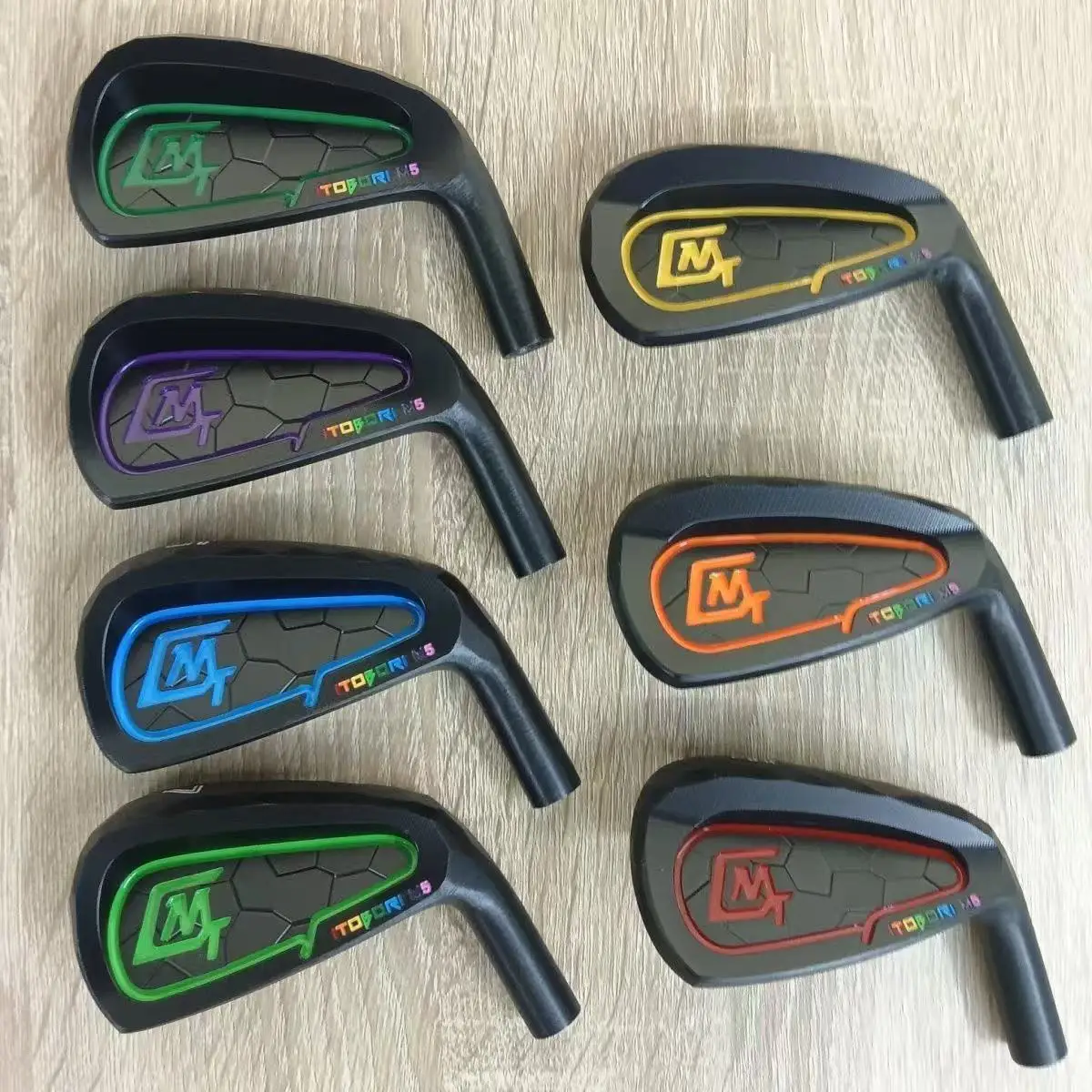 

Men's Golf Clubs Black ITOBORI MTG Golf Irons fourth generation 7pcs 4-9P R/S/SR Flex Steel/Graphite Shaft