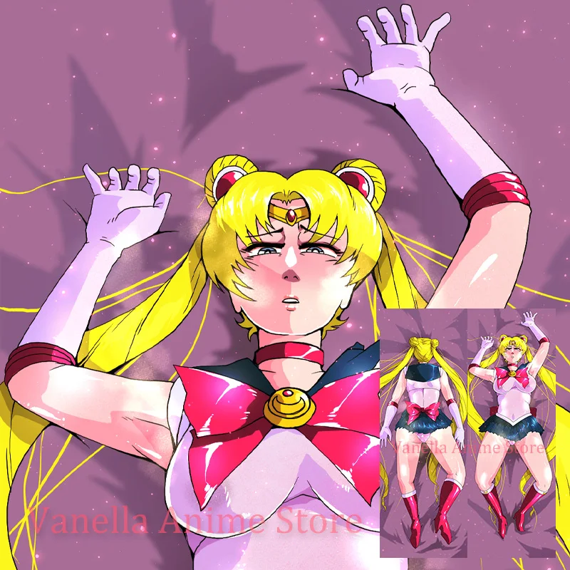 

Dakimakura Sailor Moon Anime Double Sided Print Body Pillow Cover Life Size Pillowcase