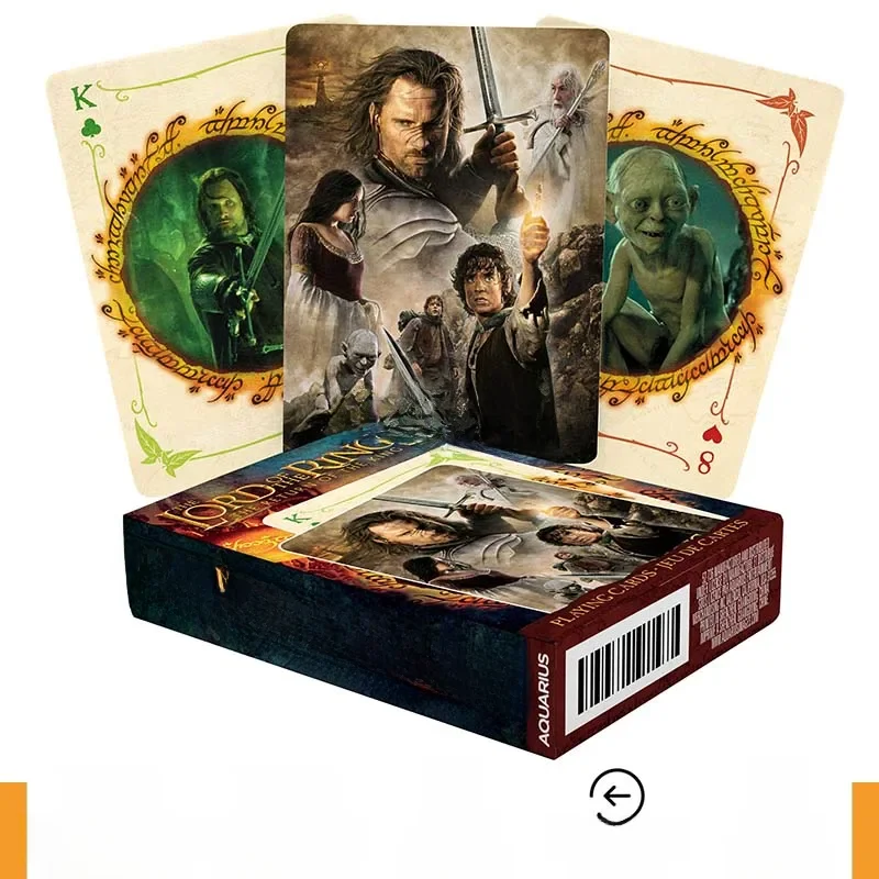 Gmbh, poker deck, 54 cartas, senhor dos anéis, retorno do rei, cinema, filme, começando 6 anos, mesa