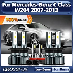 Canbus LED Lights Bulbs 60000LM Car Headlight 6000K CSP Chips Fog Lamps 12V For Mercedes-Benz C Class W204 2007-2011 2012 2013