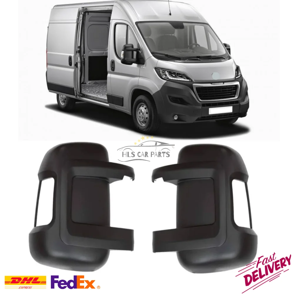 FOR FIAT DUCATO MIRROR COVER PEUGEOT BOXER CITROEN JUMPER 06-20 LEFT RİGHT 2 PCS SET 735424438 735424437 SIDE WING