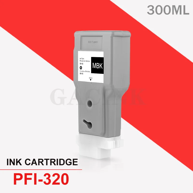 For Canon PFI-320 PFI 320 Compatible Ink Cartridge For Canon TM-200 TM200 TM-205 TM-300 TM-305 TM300 TM305 300ML Dye/Pigment Ink
