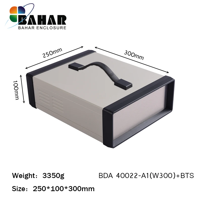 Bahar DIY Metal Project Box Sturdy Iron Junction for Electronic and Electrical Power Distribution box model BDA 40022 metal box