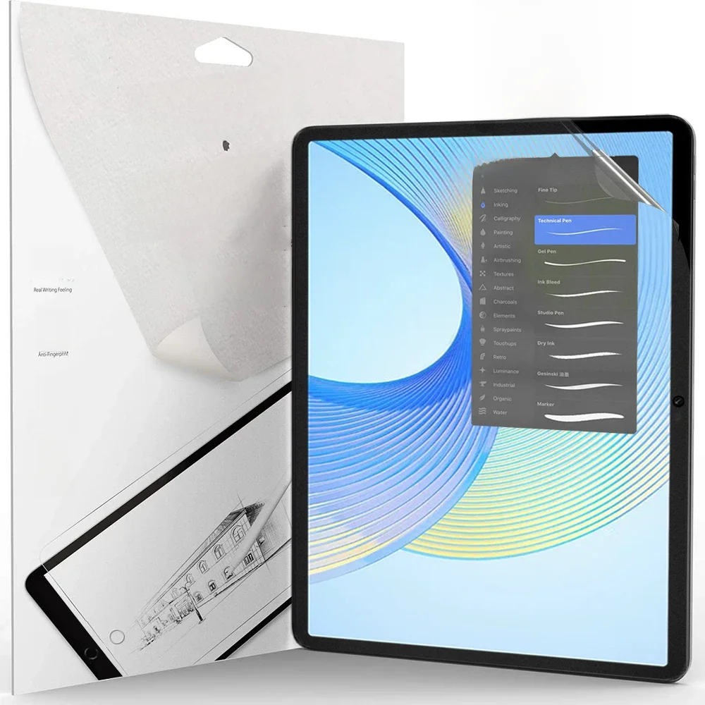 3 szt. Folii ochronnych na ekran o fakturze papieru do Honor Pad X9 X8 Pro Lite Honor Pad X9 9 8 7 6 X6 X7 2025, bez szkła — zdjęcie 2