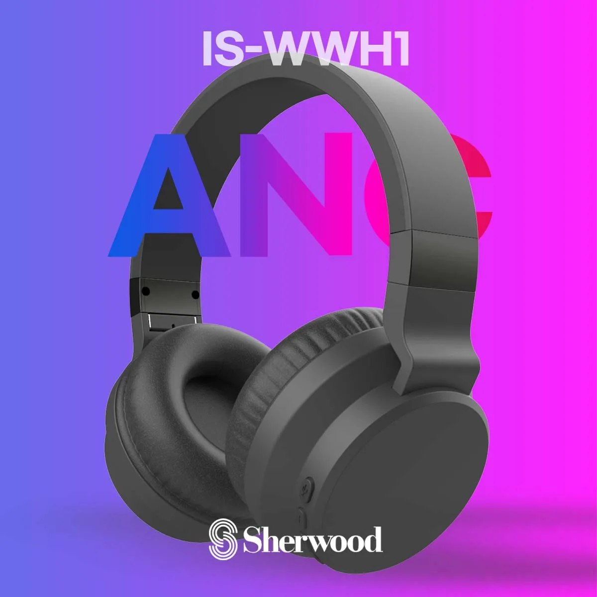 SHERWOOD Sherwood IS-WWH1 ANC Noise Cancelling Bluetooth Headset