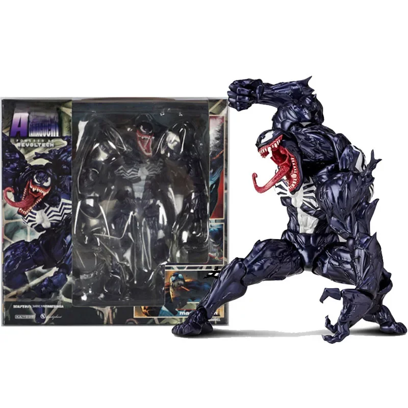 Venom niesamowite Yamaguchi Legends figurka wspólna ruchoma zmień twarz statua Model kolekcjonerski dla dzieci na prezent z zabawkami — 2
