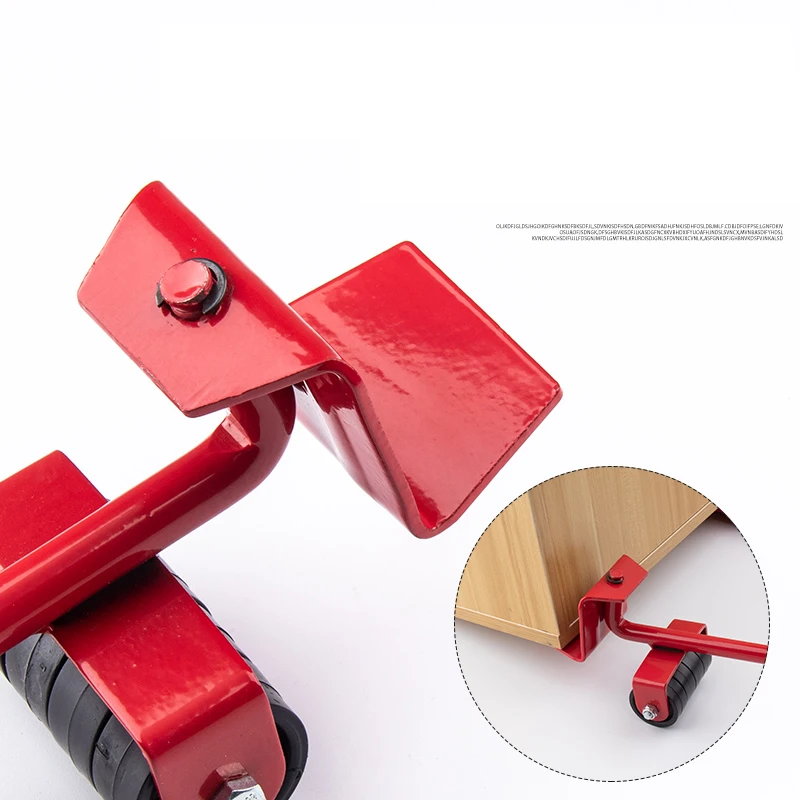 5-Piece Set Lifting Pulley Blocks Material Handling Tools Move Heavy Furniture Easily Maximum Load-Bearing 300kg