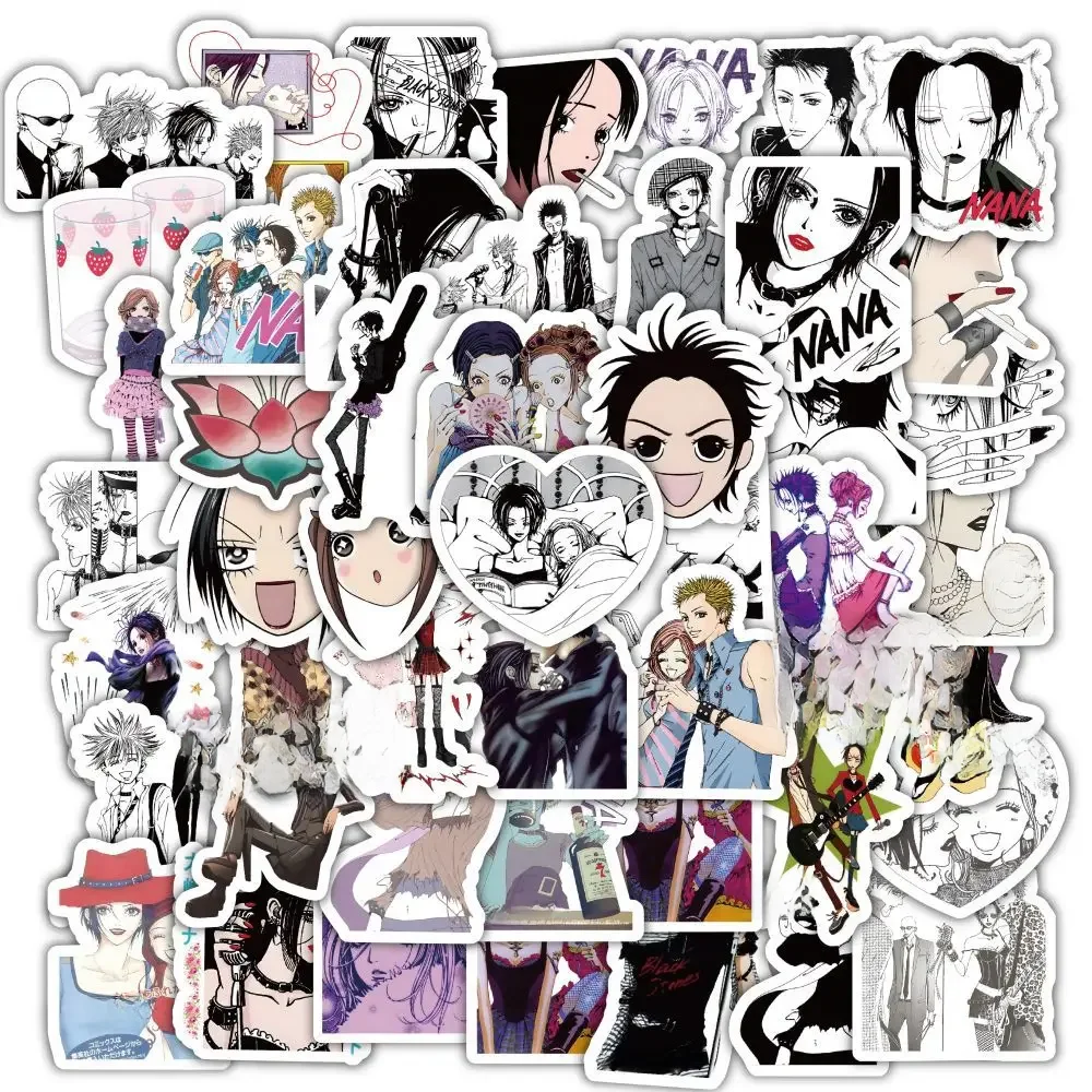 AliExpress GOGOTU 60PCS Japanese Komatsu Nana Oosaki Nana Anime Stickers DIY Skateboard Phone Luggage Fridge Bike Decoration Decals Kids Toy Gifts