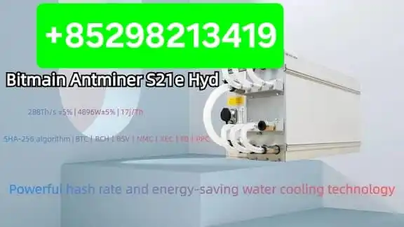 

КУПИТЕ 2, А ПОЛУЧИТЕ 1 БЕСПЛАТНО: Antminer S21E Hydro для майнинга биткоинов