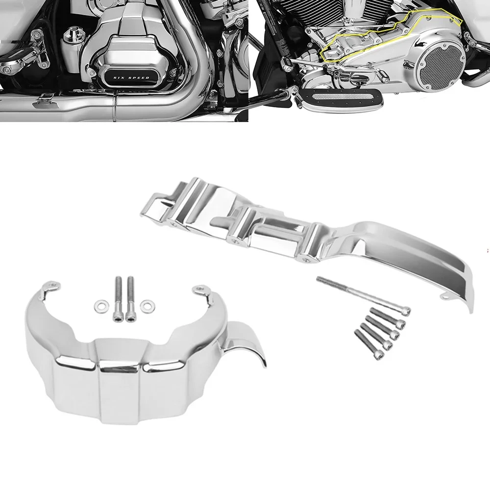 Części motocyklowe do Harley Touring Road King Electra Road Glide 17-22 Wewnętrzna osłona skrzyni biegów z akcentem podstawowym silnika — zdjęcie 2