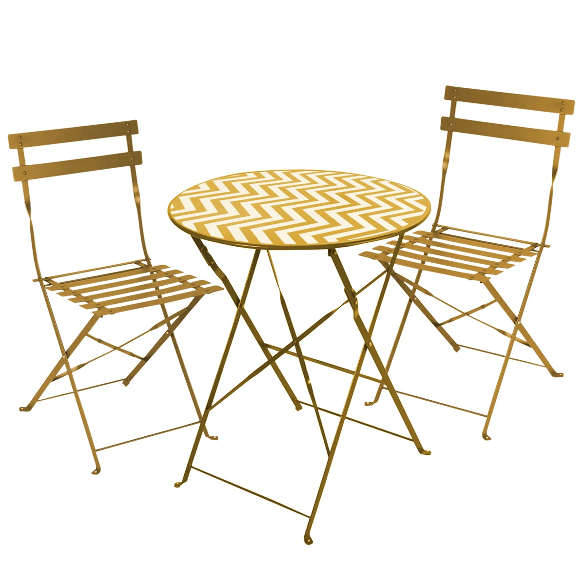 Table Set and two garden chairs, folding, various colors, light and resistant, very functional and manageable, comfortable, decorative, outdoor furniture, folding garden table, folding chair, garden table and chairs