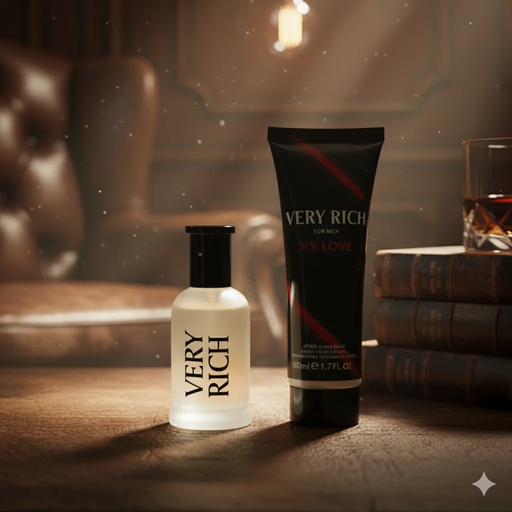 عطر 50 مل ومجموعة لوشن الجسم 50 مل للرجال