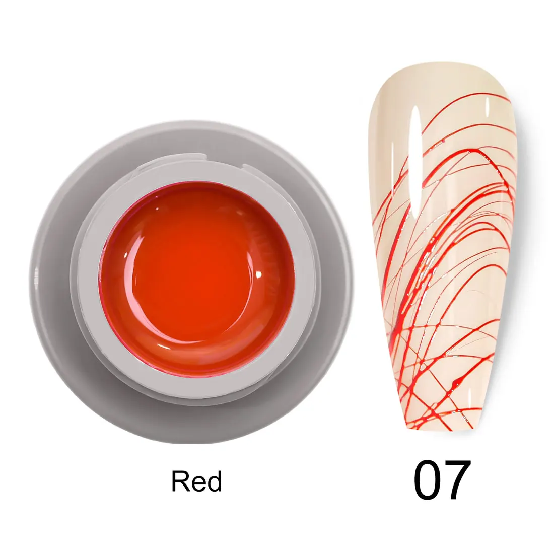 VENALISA Zeichnen Malerei Gel Spinne Gel Nail art Design Reine Farbe Tränken weg vom UV LED 3D Relief Gelee Glas Splitter malerei Gel