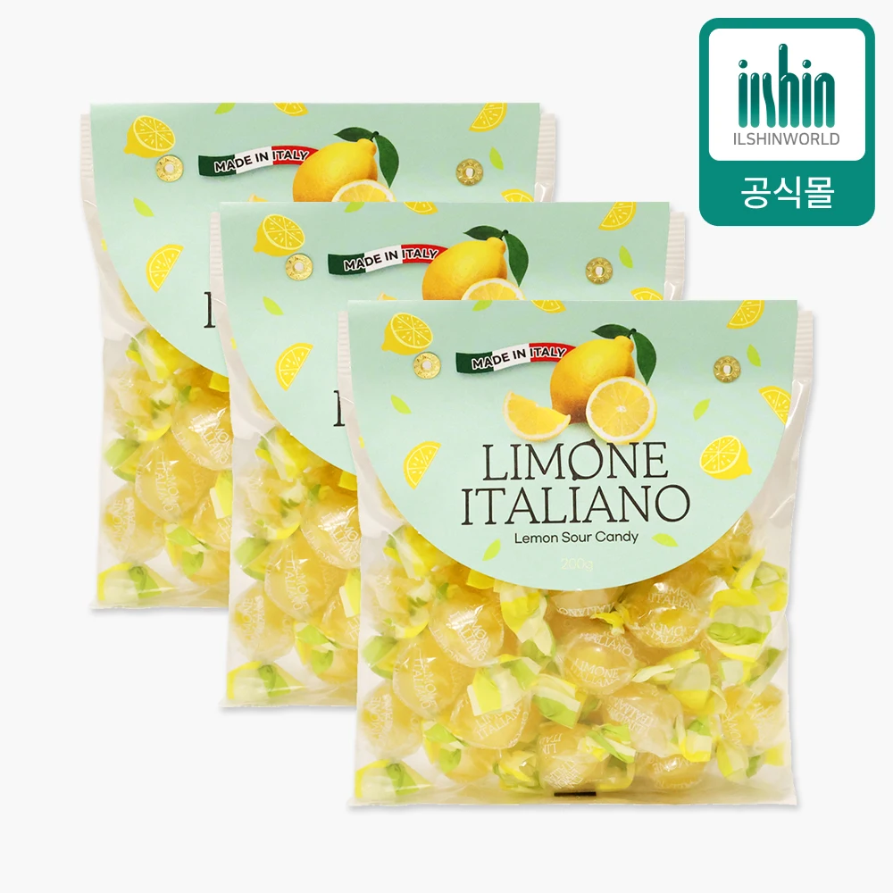 Pina chrimonet Italian no lemon candy 200g 3 pieces